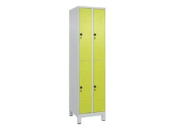 dubbeldekse locker,HxBxD 1950x500x500mm,2x2vak.,vak B 250mm