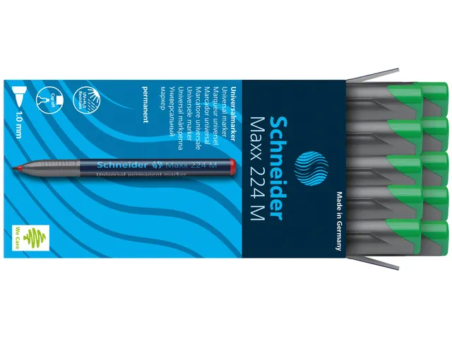 Universele marker Schneider Maxx 224 M permanent groen