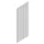zijwand,v. inhaakstelling,HxD 2000x500mm,verzinkt,rooster,MW 50x50mm