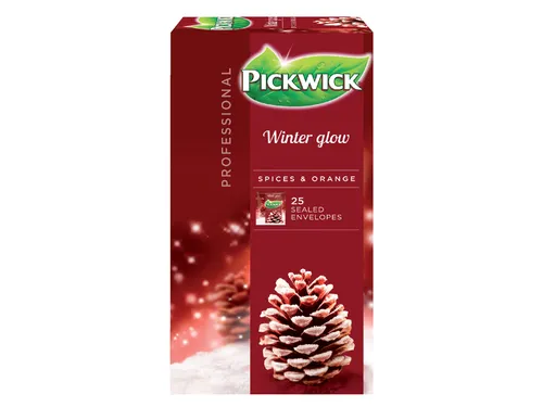 Zwarte Thee Pickwick winter glow 25x2 gr met envelop