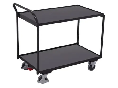 tafelwagen,draagverm. 250kg,2etage(s),laadvl. LxB 985x590mm,houtetage