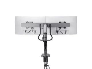 Desk Mount Dual Monitor Arm Tot 27 Inch Crossbar - 4