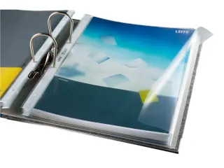 Showtas Leitz 4764 A4 4-gaats PP 0.13mm nerf met klep - 2