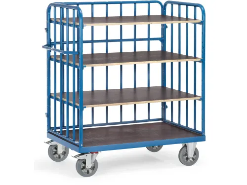Etagewagens 18213-1 1200kg 1200x800mm Ral5007 4 Etages Watervast