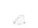 OUTLET bordestrap verrijdbaar bordes H 0 4m 2treden aluminium