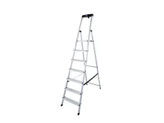 Lichte Universele Ladder 7treden Aluminium Kunststof - 2