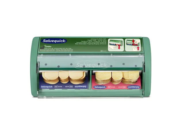 Distributeur de pansements Salvequick, la pièce