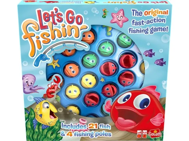 Spel Let's Go Fishing original