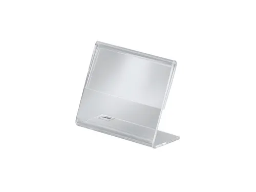 Info Prijsstandaard Sigel A8 dwars transparant acryl doos a 10 stuks