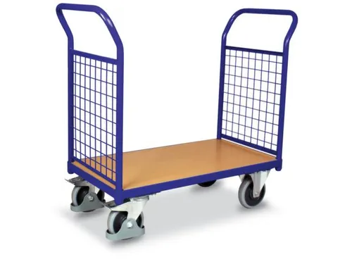 Platformwagen 500kg Laadvlak 1030x700mm 2 Gaaskopwanden Ral 5010