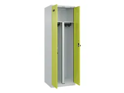 PBM-locker,HxBxD 1850x600x500mm,2vak,vak B 300mm,draaigrendel