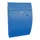 muurbrievenbus,staal,blauw,HxBxD 480x322x155mm,inworp/uitname voor
