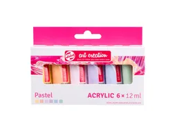 Acrylverf Talens Art Creation pastel assorti 6 tubes à 12ml