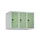 opzetkast,v. locker,3vak.,vak B 250mm,HxBxD 500x750x500mm,vleugeldeur