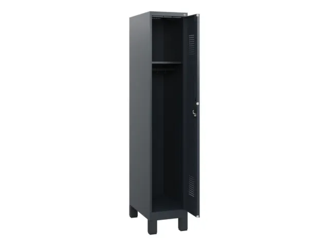 schoollocker,HxBxD 1630x300x500mm,1vak,vak B 300mm,cil.-slot,voeten