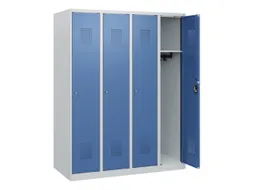 schoollocker,HxBxD 1530x1200x500mm,4vak,vak B 300mm,cil.-slot