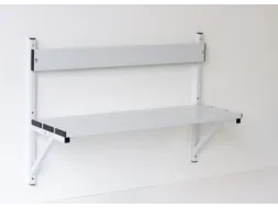 wandbank HxLxD 710x1015x360mm aluminium lijsten frame staal RAL7035