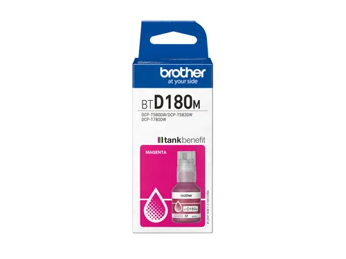 Navulinkt Brother BT-D180M rood