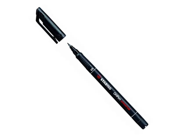 Viltstift STABILO OHpen 841/46 permanent rond superfijn zwart