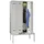 locker met bank,HxBxD 2150x1200x500mm,4vak,RAL7035,front RAL5010