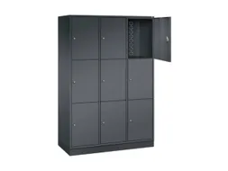 grootvolume-lockersysteem,HxBxD 1950x1220x500mm,3x3vakken,cil.-slot