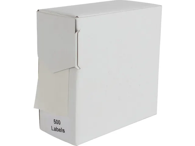 Ronde Etiketten, Diameter 35 Mm, Rol Van 500 Stuks, Transparant