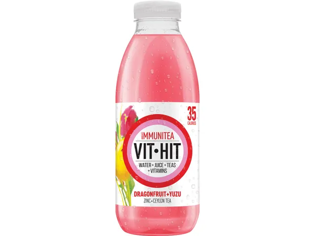 Vitaminedrank Immunitea Dragon Fruit 50 cl Pak 12 Stuks