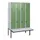 Dubbeldekse dekenkist,HxBxD 1950x1200x815mm,4x2vak.,vak B 300mm