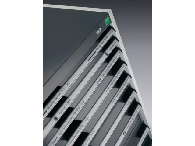 ladekast HxBxD 700x1050x650mm 2laden RAL7035 front RAL7035
