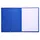Elastomap zonder klep glanskarton 355gm² A4 Blauw