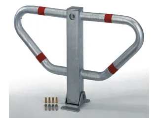 Parkeerbeugel Staal 750x345mm Met Pluggen Te Bevestigen Cilinderslot - 1