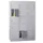 lockerkast,HxBxD 1850x1200x500mm,3x5vakken,RAL7035,front RAL5012