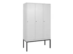 locker voor scheiding van kleding,HxBxD 2120x1200x500mm,3vak