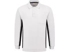 Tricorp 302001 polosweater, wit/grijs, maat 4XL, per stuk