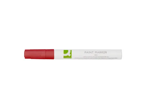 Q-CONNECT Paintmarker op oliebasis ronde punt 2-3mm Rood