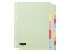 Tabbladen Quantore 23-gaats 10-delig assorti karton