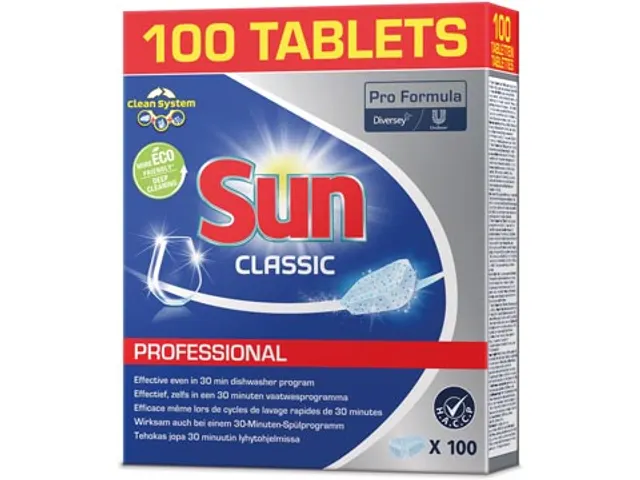 Classic vaatwastabletten pak van 100 tabletten