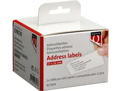 Labeletiket Quantore 11354 57x32mm wit