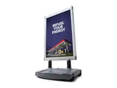 Stoepbord A0 Windtalker Excel Plastic Voet