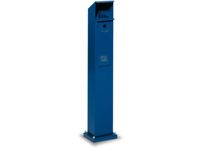 Combi-asbakstaander Vierkantvormig Blauw 2/5 liter 1150x180x150mm