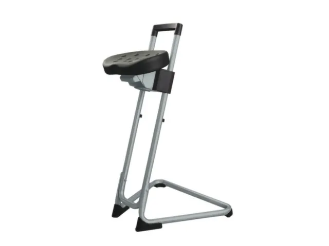 Esd Stahulp H 600-850mm Glijders Grijs Zwart PU