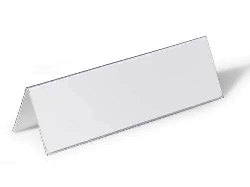Tafelnaambord Durable 8053 105x297mm transparant