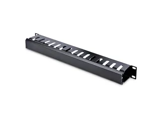 1U Horizontale Kabelgoot met Deksel voor 19 inch Server Rack - 1