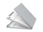 Klembord Westcott met opbergvak aluminium A4 (9 inchx 12 inch) geslote