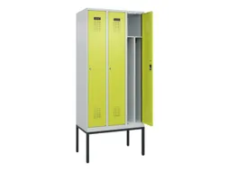 locker voor scheiding van kleding,HxBxD 2120x900x500mm,3vak
