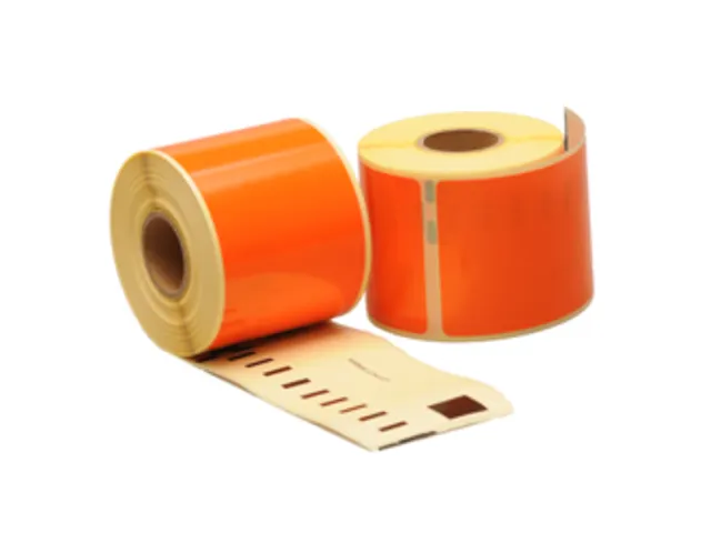 Dymo Compatible Label 99014 54x101mm Oranje