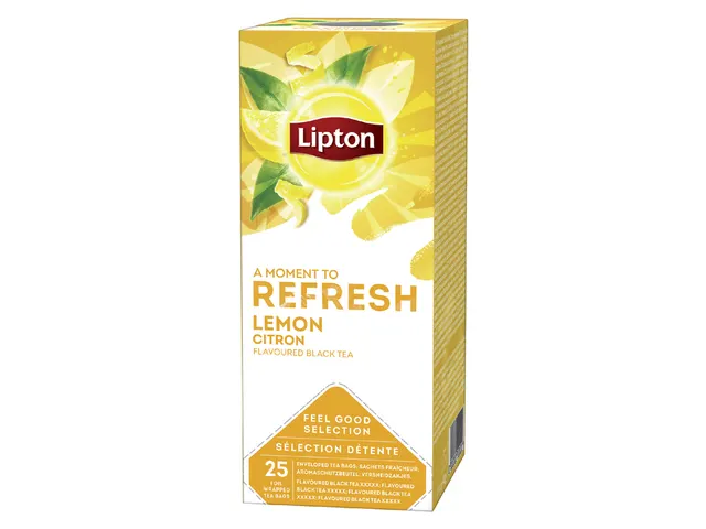 Thee Lipton Refresh Lemon Met Envelop 25Stuks