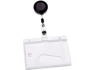 Badgehouder Met Afroller 54 X 85 Mm Gesloten - 3