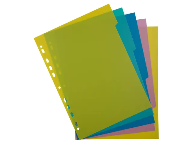 Tabbladen In Gerecyclede Polypropyleen Forever Young A4 5 Tabs