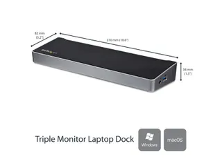 Triple Monitor USB 3.0 Docking Station met 2x 4K DisplayPort & HDMI - 2